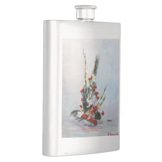 ボデゴン・デ・フロレス/花の静物 フラスク (右)