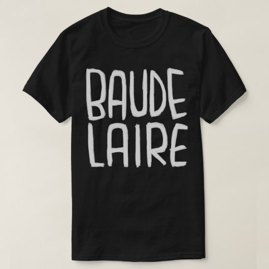 ボデフランスのレール作家 Tシャツ (デザイン正面)