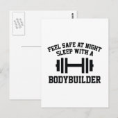 ボデ感じィビルと夜の安静な睡眠 ポストカード (正面/裏面)