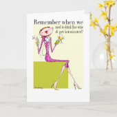 ボトキシーおもしろいド誕生日カード カード (黄色い花)