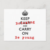 ボトックスを続けて ポストカード (正面)