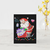 ボトックスナースクリスマスエステティックナースインジェストボト カード (黄色い花)