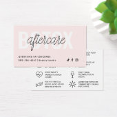 ボトックス充填剤注入アフターケア指示カード (デスク)