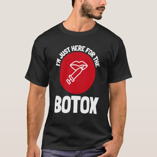 ボトックス整形および美容看護師による注入 Tシャツ (正面)