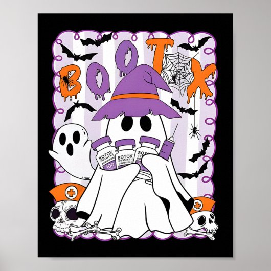 ボトックス看護師注入師ハロウィーン フィラー ボトックス ディスポ ポスター (正面)