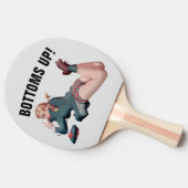 ボトムアップレトロガール卓球ラケット 卓球ラケット (横)