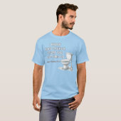 ボトムスアップ – 教会の清掃クルー Tシャツ (正面フル)