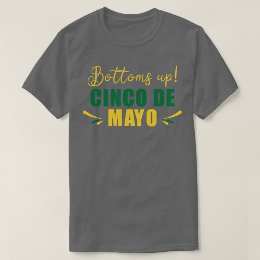 ボトムス祝アップCinco De Mayo 2023 With Mexic Tシャツ (デザイン正面)