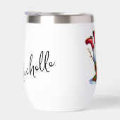 ボトムズアップおもしろい雪だるまパーソナライズされた (右面)