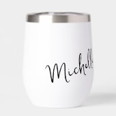 ボトムズアップおもしろい雪だるまパーソナライズされた (背面)