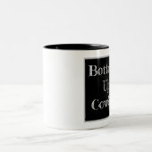 ボトムズアップカウボーイマグ*ロゴなし* ツートーンマグカップ (中央)