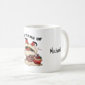 ボトムズアップキュートおもしろいフェスティバルコーヒーマグ コーヒーマグカップ (正面右)