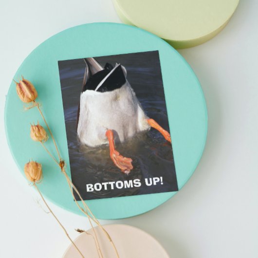 ボトムズアップダンキングダックおもしろい誕生日 カード