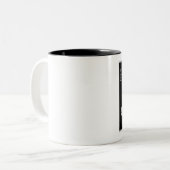 ボトムズアップ女性のカーボーイマグカップ*ロゴなし* ツートーンマグカップ (正面左)