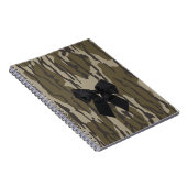 ボトムランド迷彩柄かわいいリボン女と女の子 ノートブック (右側)