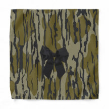 ボトムランド迷彩柄かわいいリボンfor Women & Girls