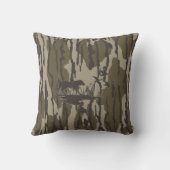 ボトムランド迷彩柄スキンドッグアンドアヒル クッション (裏面)