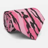 ボトムランド迷彩柄ピンク底迷彩柄女の子 ネクタイ (ロール)