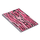 ボトムランド迷彩柄ピンク底迷彩柄女の子 ノートブック (右側)