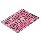 ボトムランド迷彩柄ピンク底迷彩柄女の子 ノートブック (左側)