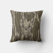 ボトムランド迷彩柄狩り迷彩柄ウサギ クッション (裏面)