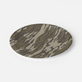 ボトムランド迷彩柄男性へ狩りアパレル ペーパープレート (アングル)