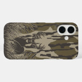ボトムランド カモフラージュ シロオジシカ オス 狩猟 カモ Case-Mate iPhoneケース (裏面 (横))