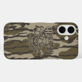 ボトムランド カモフラージュ 猪 狩猟 猪狩り Case-Mate iPhoneケース (裏面 (横))