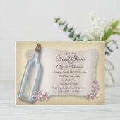 ボトルからのメッセージ~ブライダルシャワー招待状 招待状 (スタンド正面)