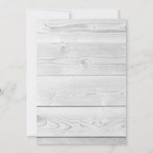 ボトルとビール共同ベビーシャワー招待状 招待状 (裏面)