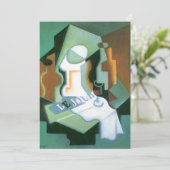 ボトルとフルーツディッシュbyフアン・グリス,ヴィンテージキュービズム (スタンド正面)