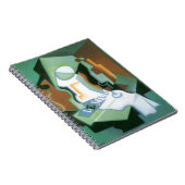 ボトルとフルーツディッシュbyフアン・グリス,ヴィンテージキュービズム ノートブック (右側)