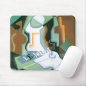 ボトルとフルーツディッシュbyフアン・グリス，ヴィンテージキュービズム マウスパッド (マウス)