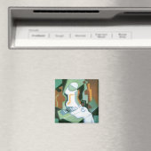 ボトルとフルーツディッシュbyフアン・グリス,ヴィンテージキュービズム マグネット (インサイチュ (食洗機))