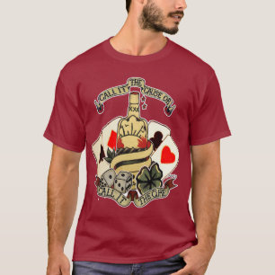 ボトルのデザイン Tシャツ