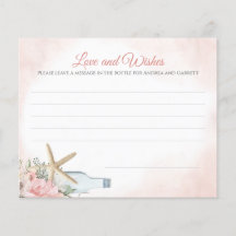 ボトルのメッセージ紙