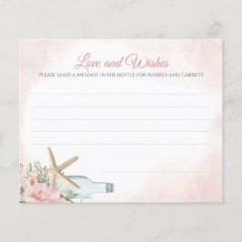 ボトルのメッセージ紙 チラシ