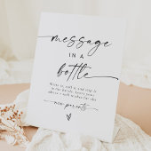 ボトルのメッセージ赤ちゃんシャワーアドバイス 台座サイン