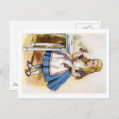 ボトルのラベルが私を飲むと言ったのでアリスは飲んだ ポストカード (正面/裏面)