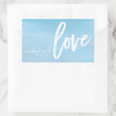 ボトルのラベルを結婚する小型シャンペンのボトルのラベル 長方形シール (バッグ)