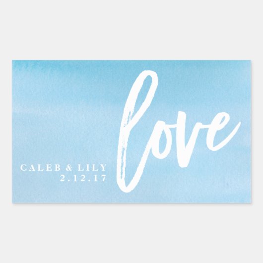 ボトルのラベルを結婚する小型シャンペンのボトルのラベル 長方形シール (正面)