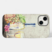 ボトルのワイングラス葡萄ブドウワイナリー Case-Mate iPhoneケース (裏面 (横))
