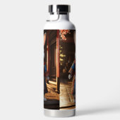 「ボトルの兎お洒落場」 ウォーターボトル (右面)