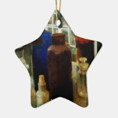 ボトルの各種化学物質 セラミックオーナメント (左)