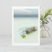 ボトルの招待のメッセージ 招待状 (スタンド正面)