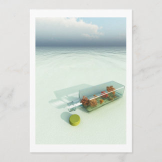 ボトルの招待のメッセージ 招待状