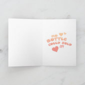 ボトルの挨拶状の愛 シーズンカード (内部)