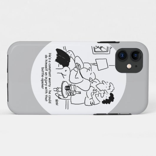 ボトルの損傷 Case-Mate iPhoneケース (裏面(横))