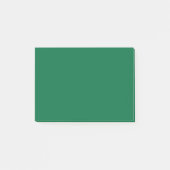 ボトルの緑無地の色 |クラシック |エレガント | ポストイット (正面)