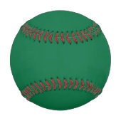 ボトルの緑無地の色 |クラシック |エレガント | 野球ボール (裏面)